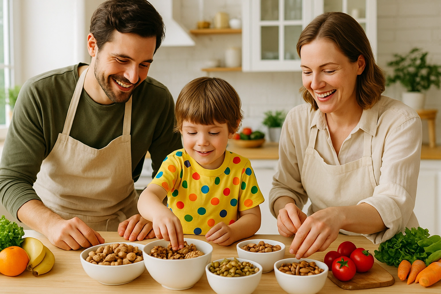 親子,堅果料理,食譜