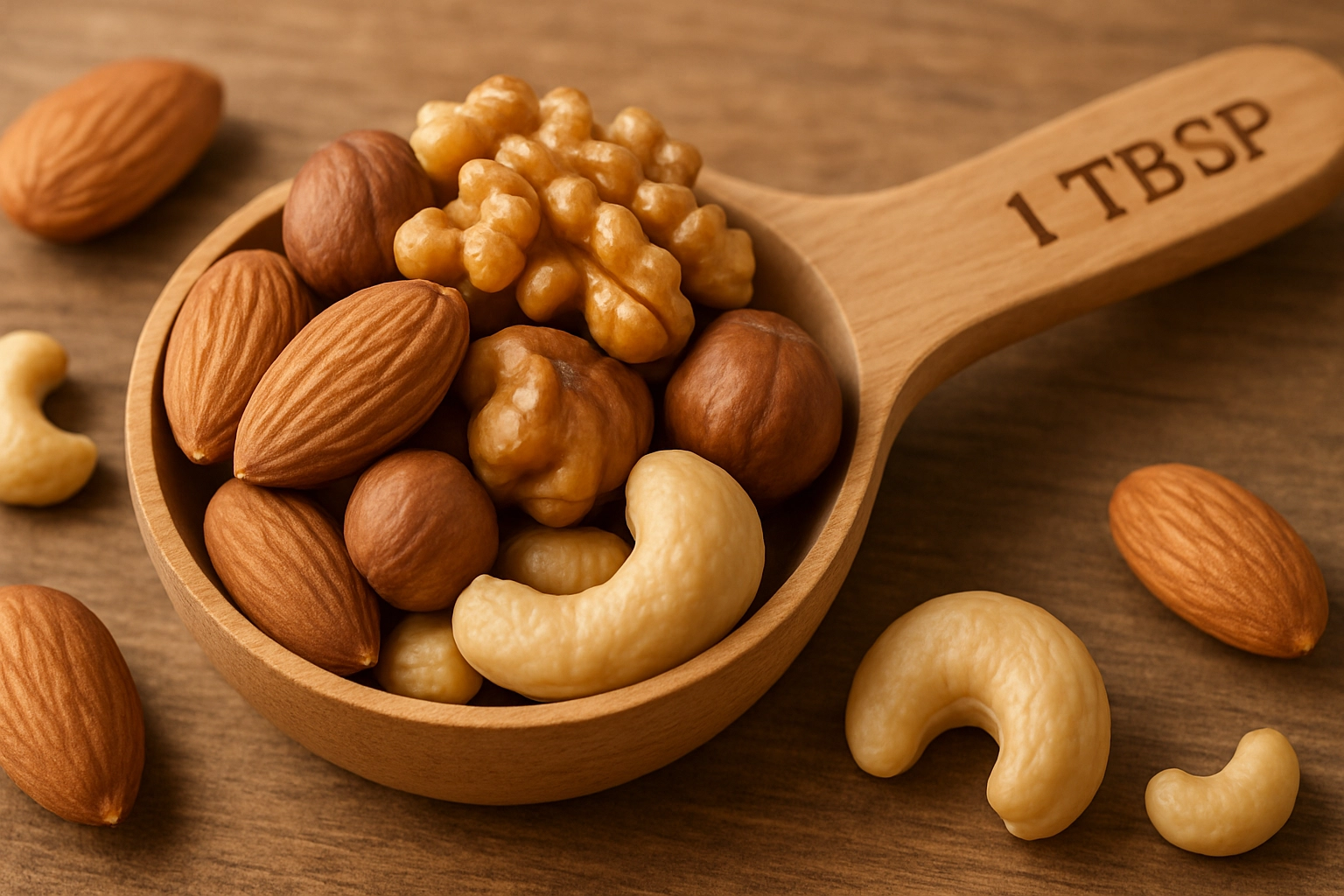 堅果,每日一湯匙堅果