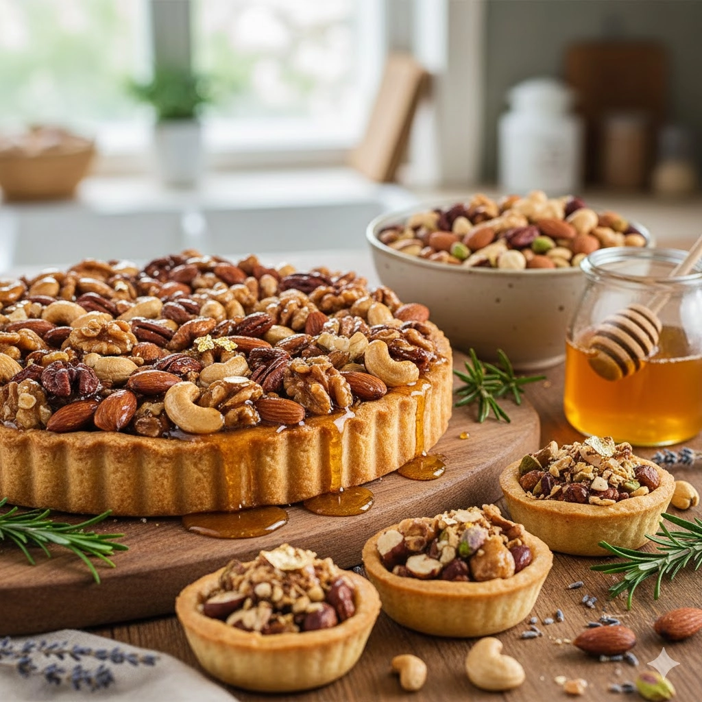 蜂蜜堅果塔