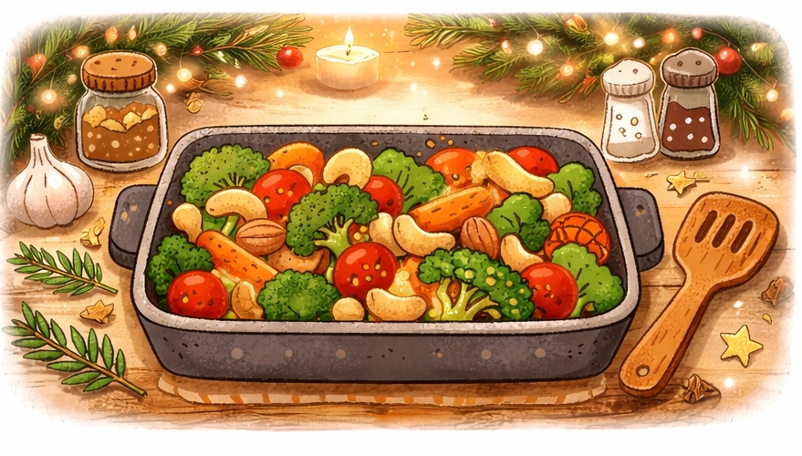 聖誕節 堅果 蔬菜